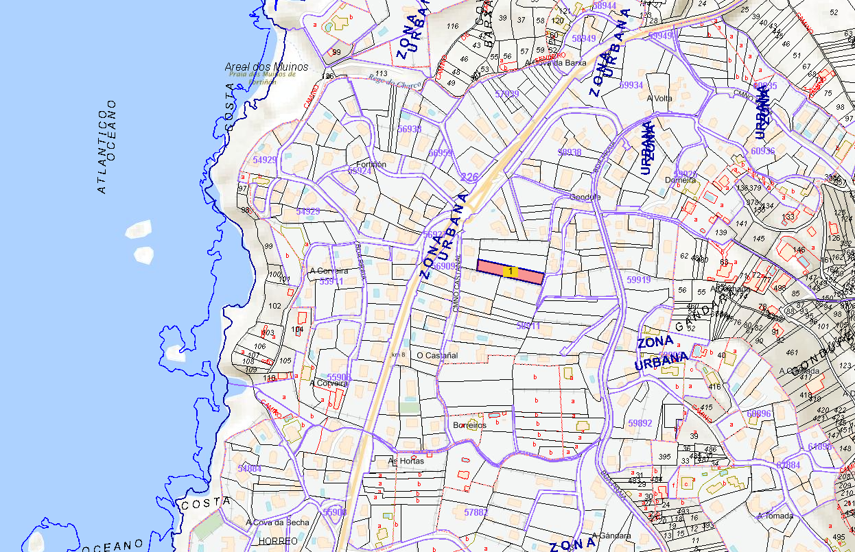 Suelo urbano residencial en Castañal. Lugar Saianes  Apr A-1-11 Parcela P8