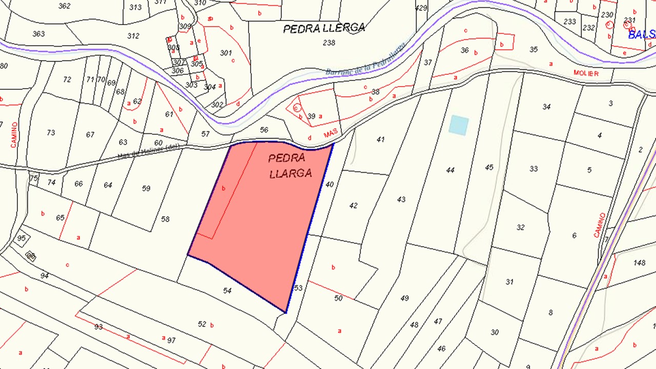 Suelo urbano residencial en Mas Boira, Parcela 55 Polígono 30