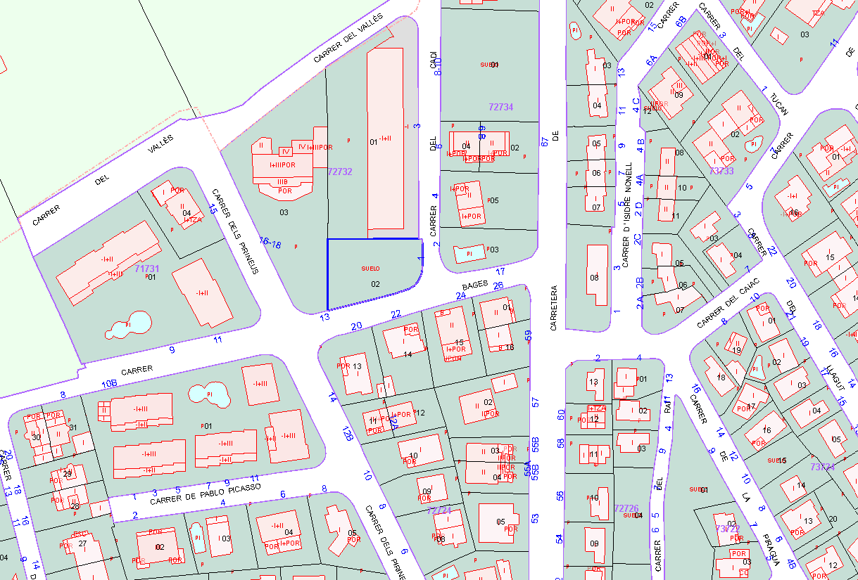Suelo urbano residencial en Cadi