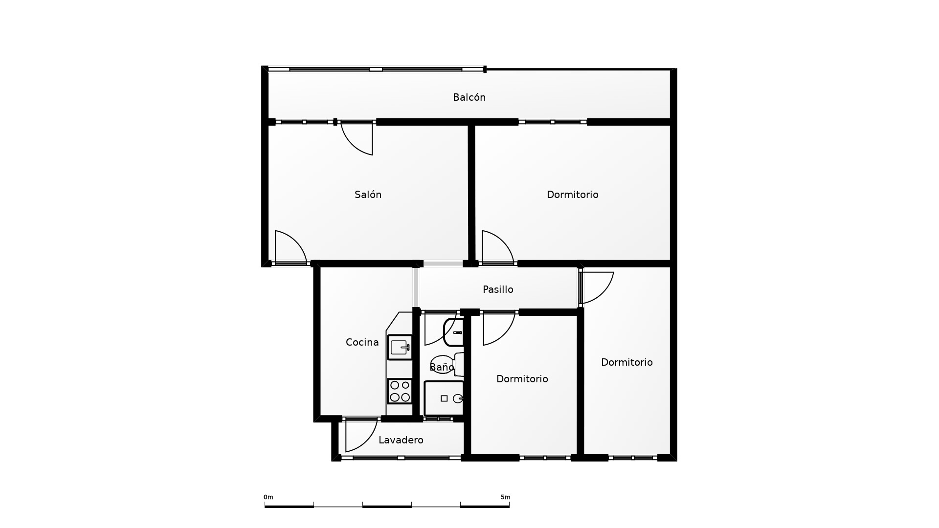Vivienda en Hospitalet de Llobregat (L'), Barcelona