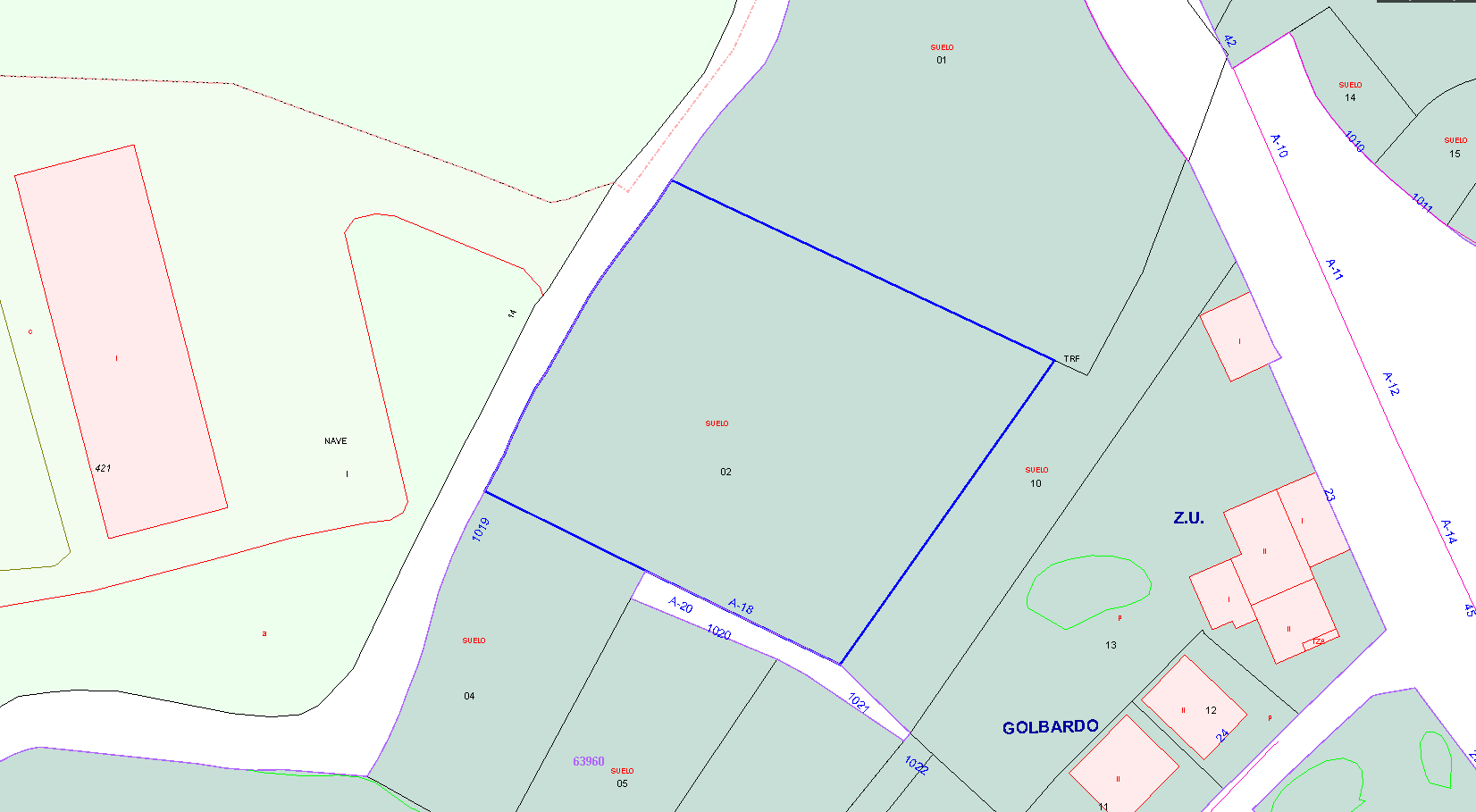 Suelo urbano residencial en GOLBARDO