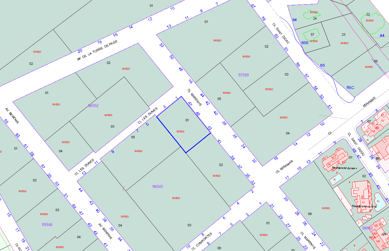 Suelo urbano residencial en MARENYS
