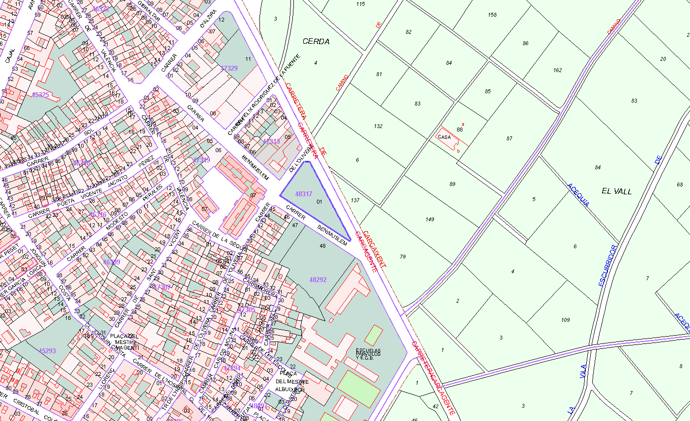 Suelo urbano residencial en CARCAIXENT