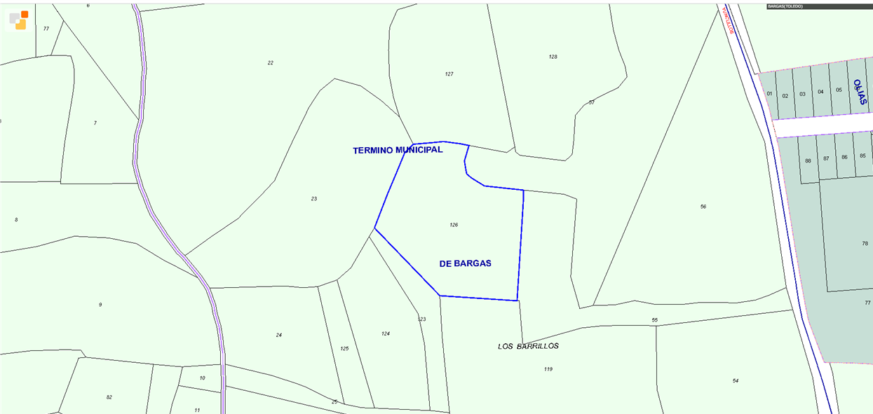 Suelo urbano residencial en Polígono 11 Parcela 126 LOS BARRILLOS.