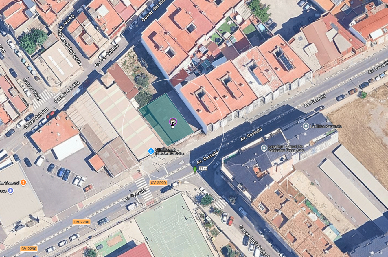 Suelo urbano residencial en Avenida Castellón