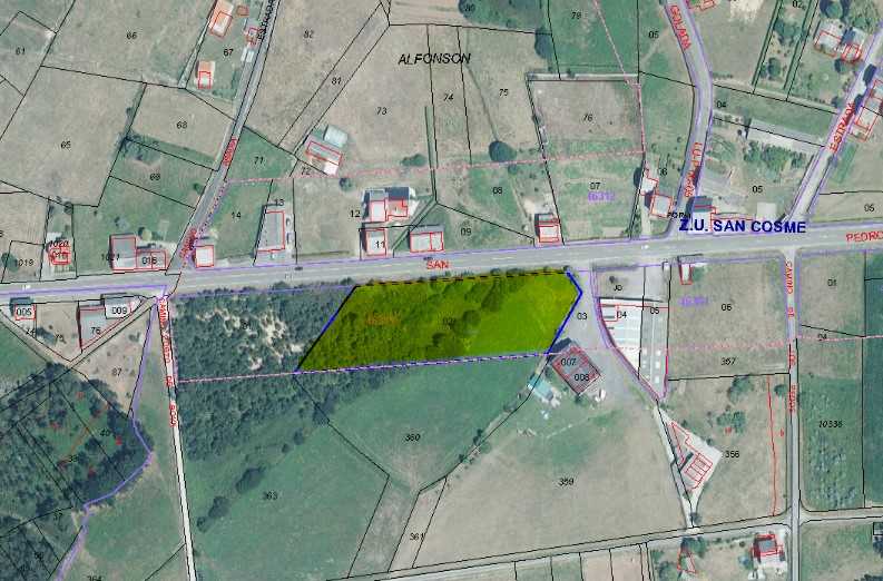 Suelo urbano residencial en 1. Parcela