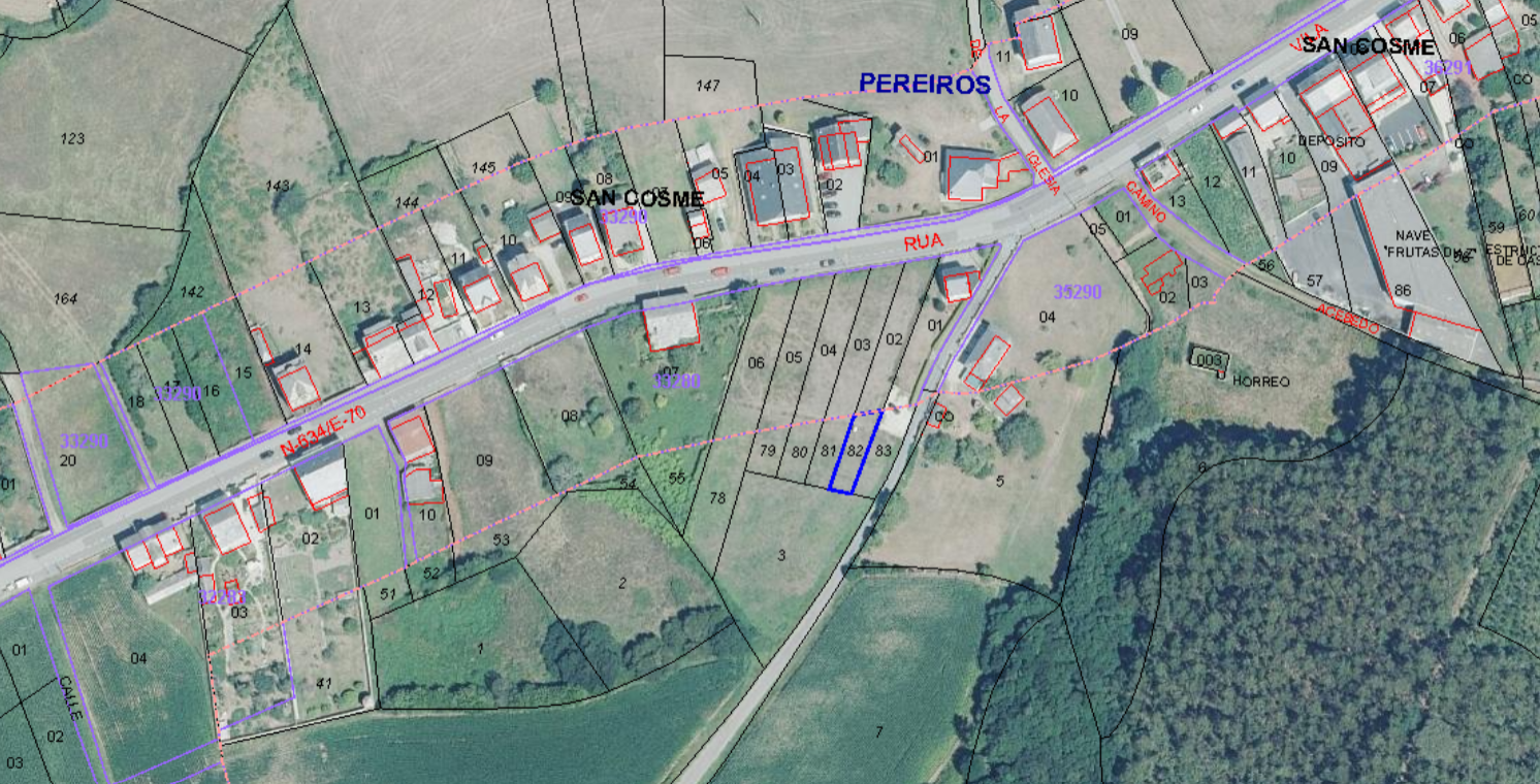 Suelo urbano residencial en 35. Parcela