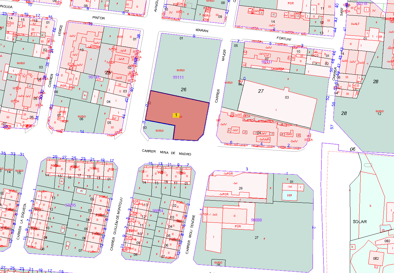 Suelo urbano residencial en GENERALITAT