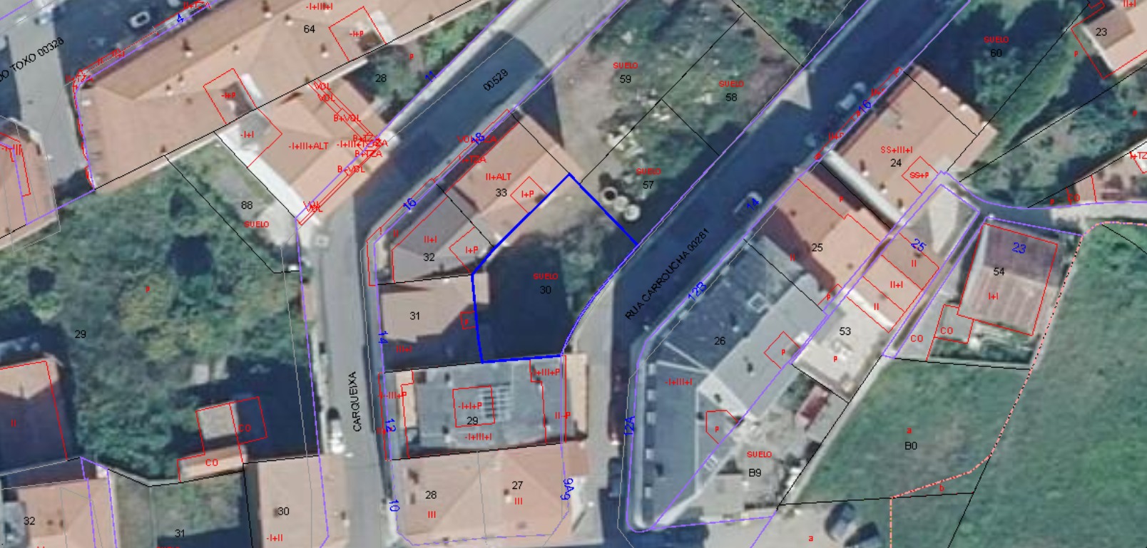 Suelo urbano residencial en CARROUCHA