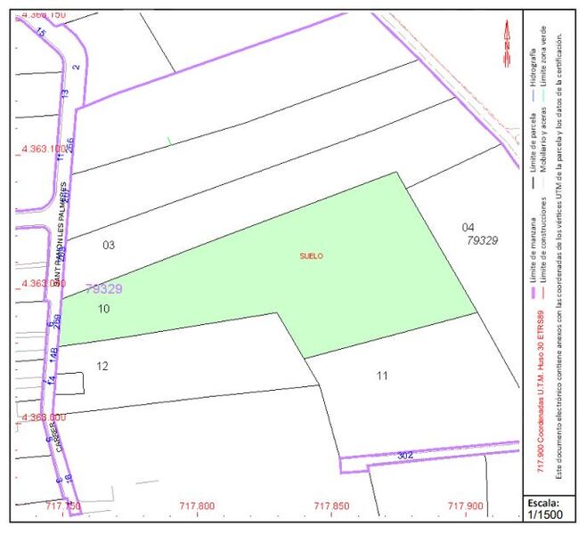 Suelo urbanizable residencial en Diseminado - Polígono 36
